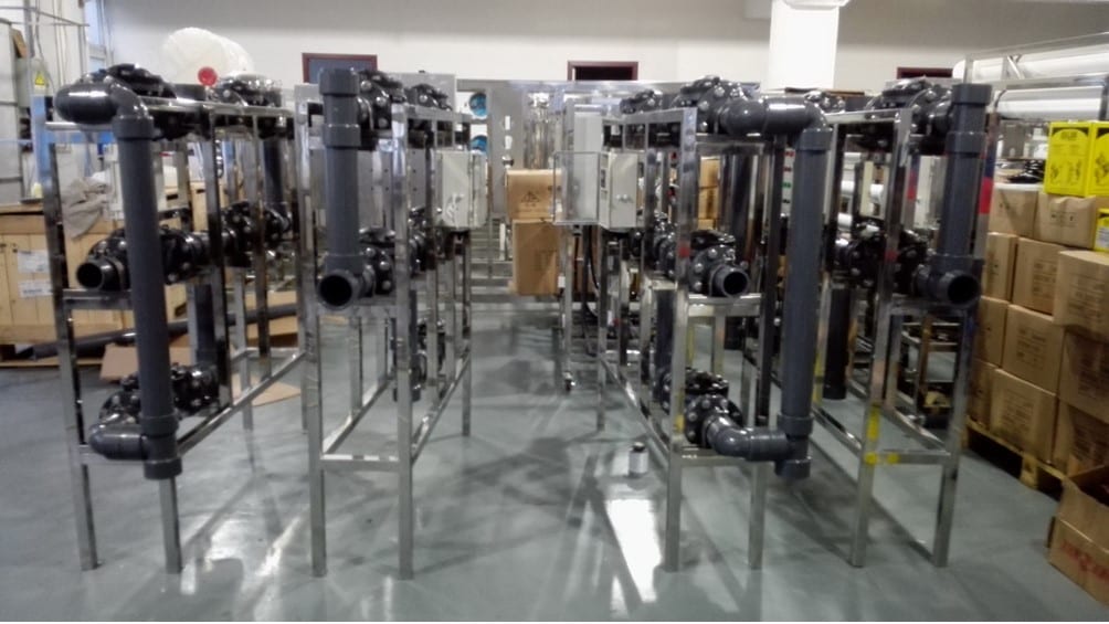 Reverse Osmosis under construction