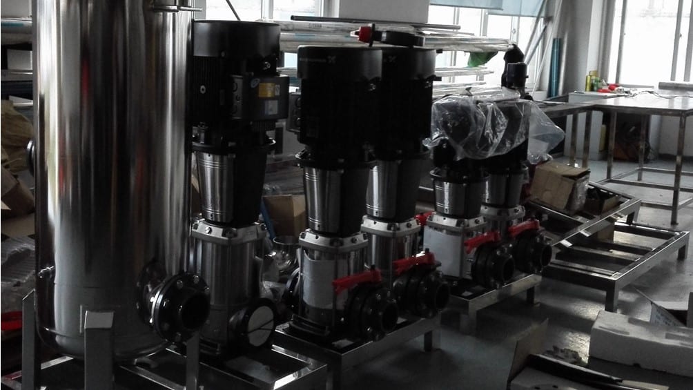 Reverse Osmosis under construction