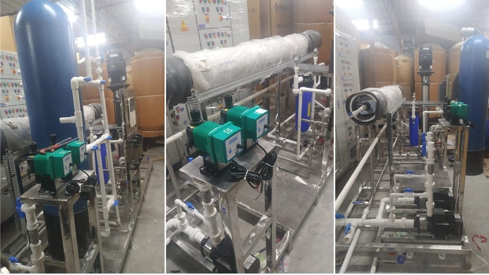 Reverse Osmosis under construction