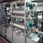 photo of installed Automatic self cleaning filter