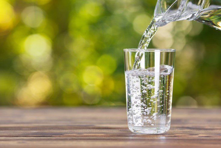 drinking water quality in glass