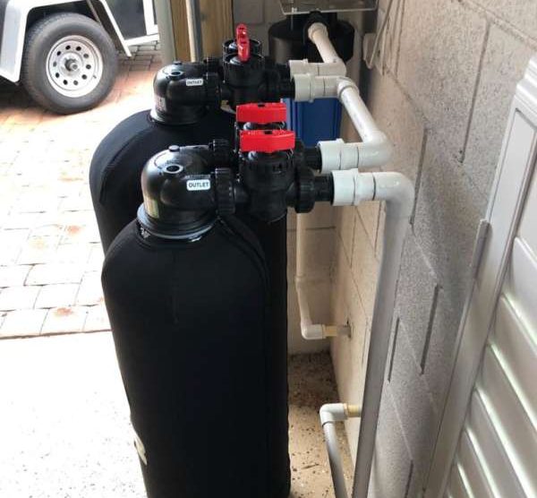 Salt Free water softener alternative installed