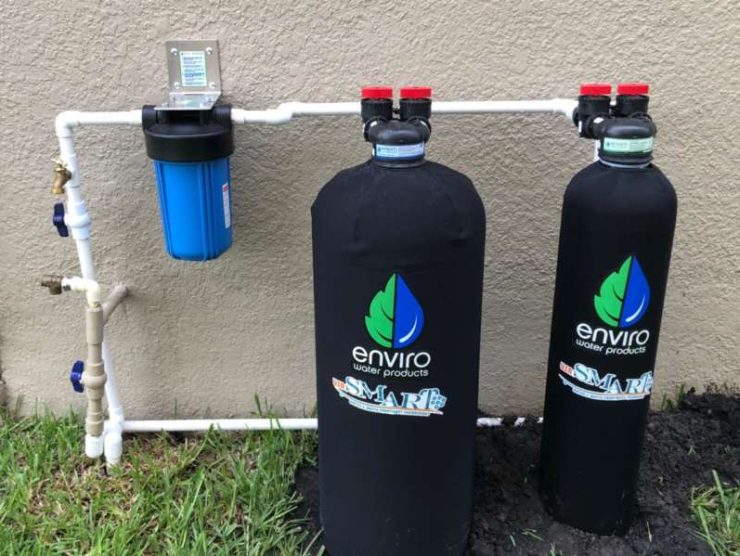 Salt Free water softener alternative installed