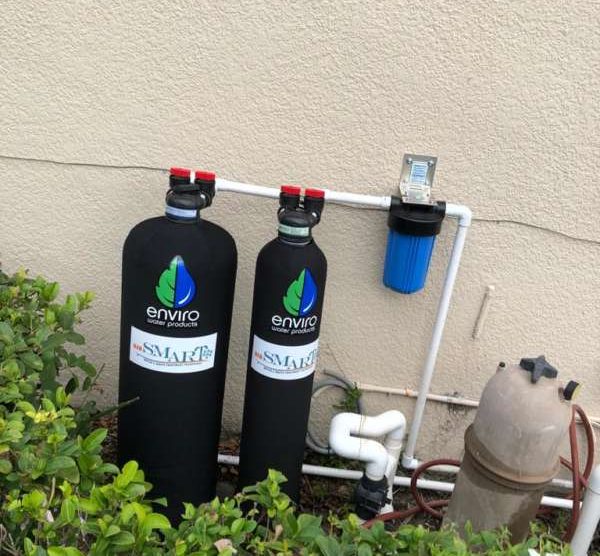 Salt Free water softener alternative installed