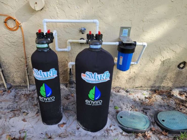 Salt Free water softener alternative installed