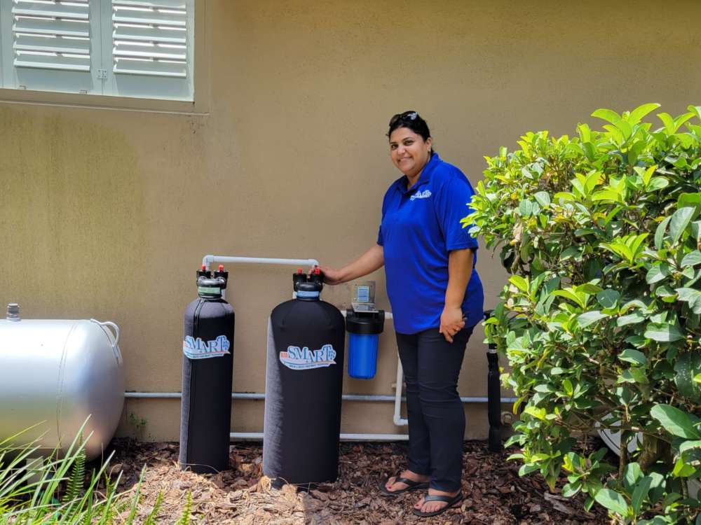 Salt Free whole house filtration system installed by smart water treatment technology