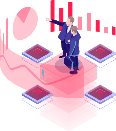 graphic for people study the technology and trends of using technology